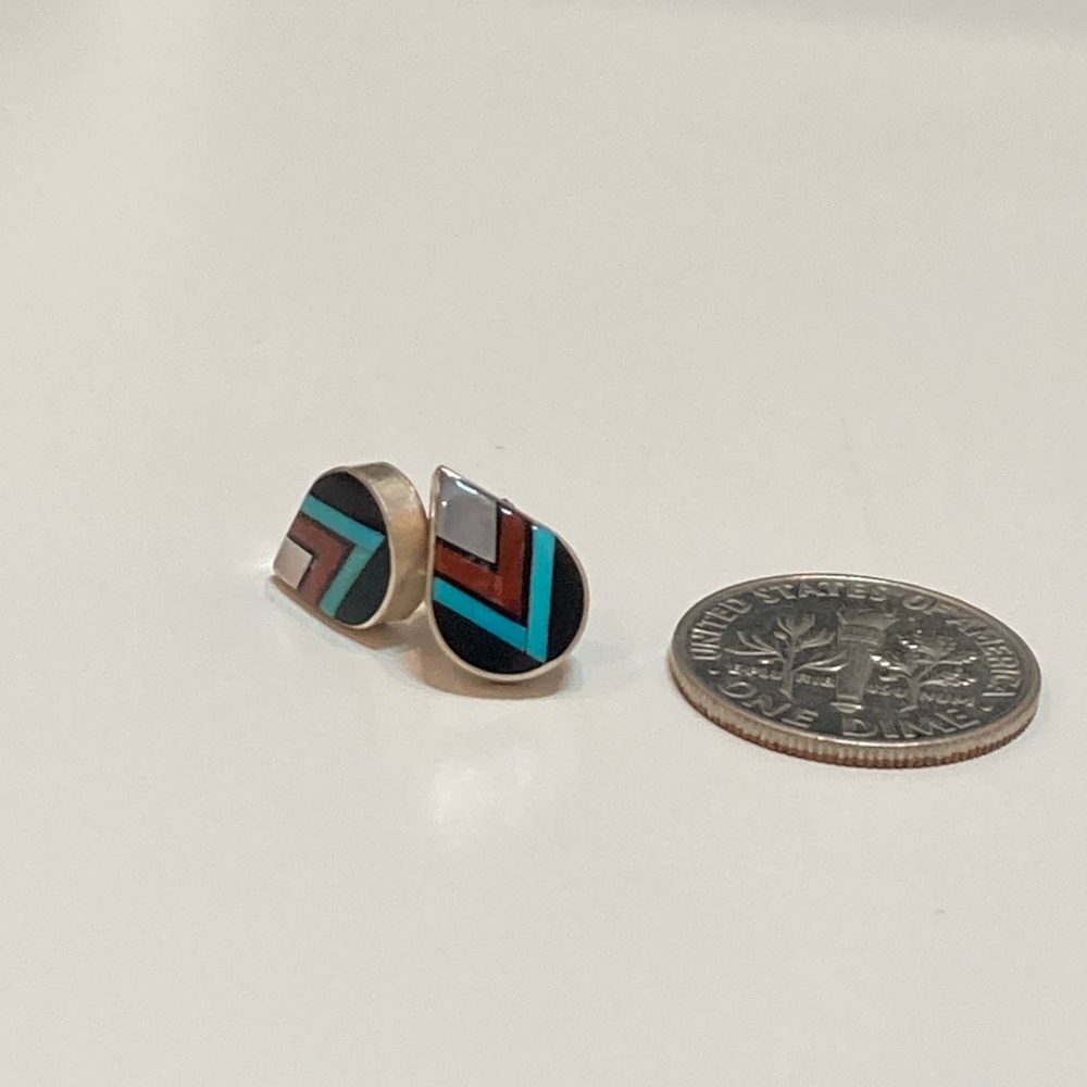 Indian Jewelry | Teardrop Stud Earrings